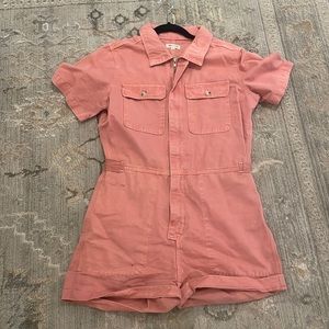 Cute pink romper/jumpsuit
